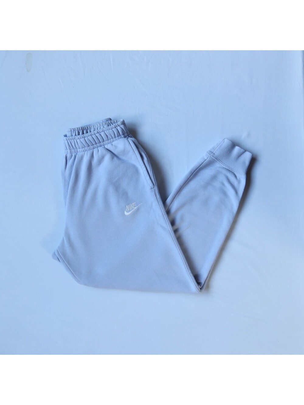 Nike Lilac Fleece Jogger Sweatpants Size Small Drawstring Pocket Sweatpants